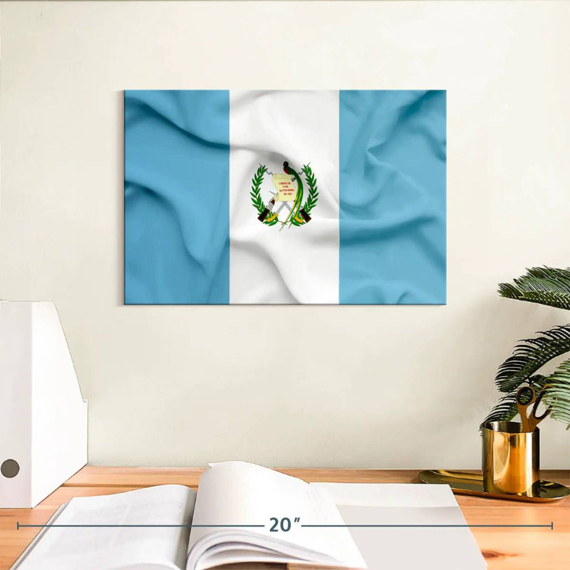 Borges Guatemala Flag, 8" H x 12" W
