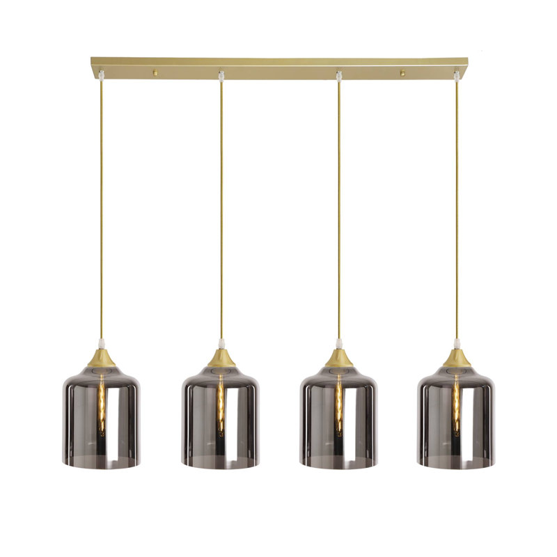 Gunda 4 - Light Kitchen Island Pendant, Gold, Silver