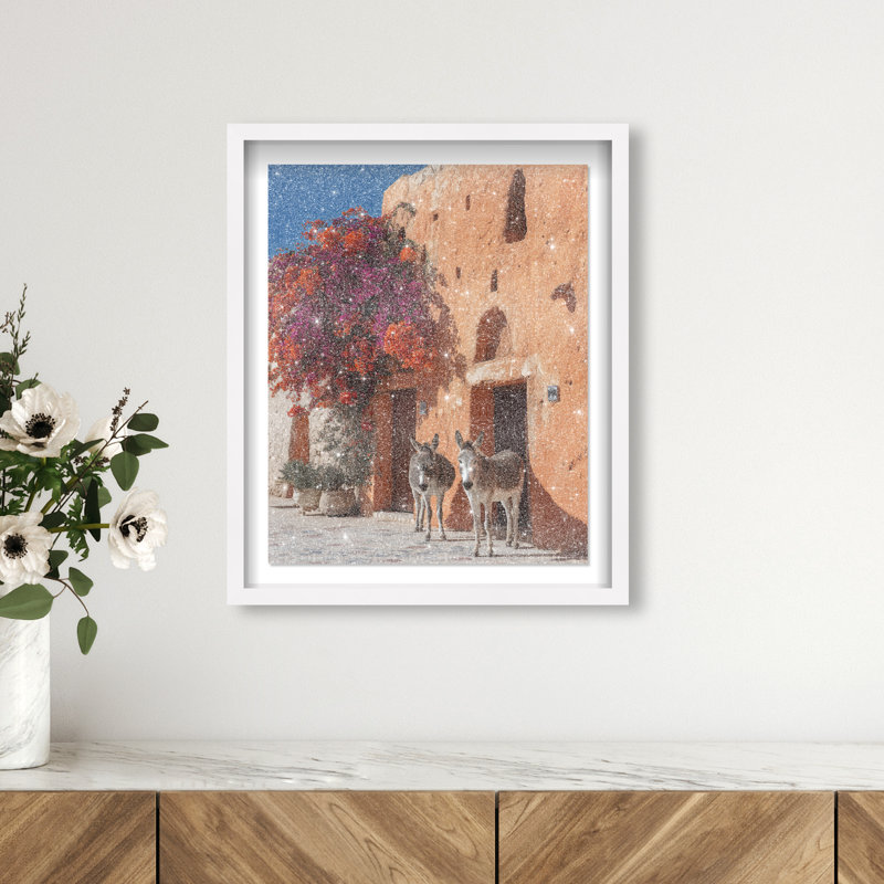 Morning Wait Framed Graphic Art, 31.5"H x 25.5"W, White Shadowbox
