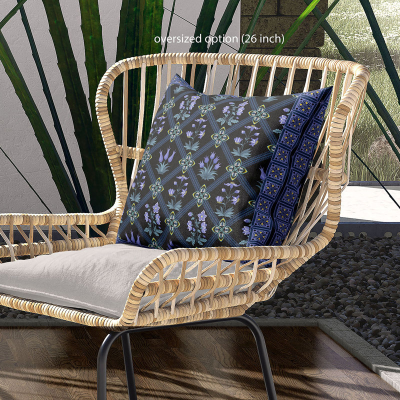 Polyester Throw Square Pillow Cover & Insert, 16" x 16" 
