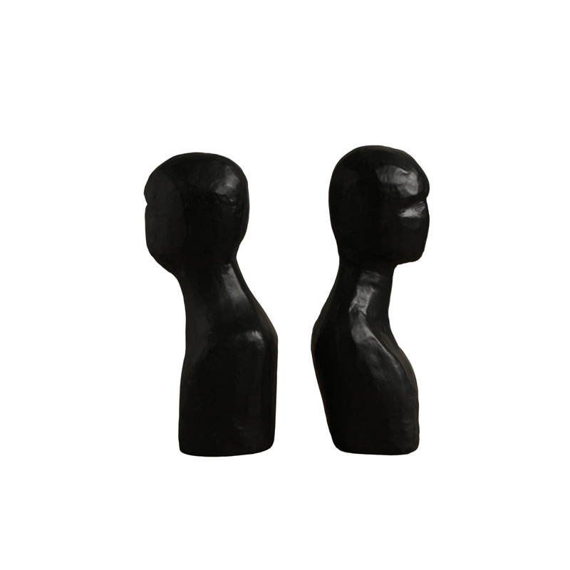 WISDOM BOOKEND (SET OF 2) - BLACK