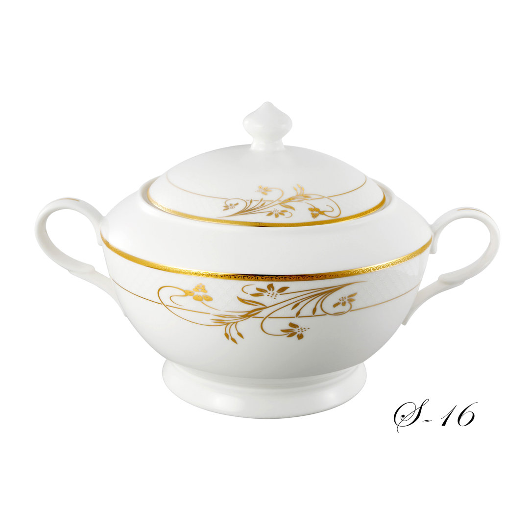 Lorren Home Trends La Luna Bone China 4 qt. Tureen Lorren Home Trends