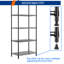 Étagère en métal robuste, tablette de rangement en métal de qualité industrielle avec acier épais et conception renforcée pour la lessive, la cuisine et le garde-manger-1415756956-1438625488