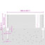 Fence with Post Segment Outdoor Barrier Garden Terrace Divider Boundary-173861433-173861438