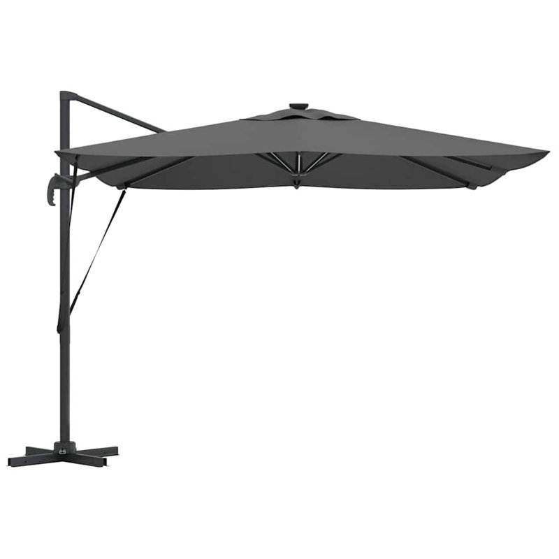 Cantilever Parasol, Anthracite, 270cm H x 285cm W x 285cm D
