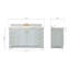 ARIEL TAYLOR 61 IN RECTANGLE SINK VANITY-2010219649-1977495148