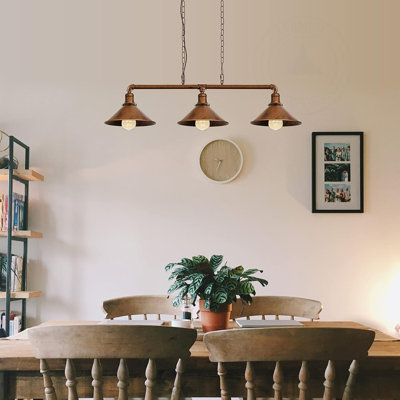 3 - Light Kitchen Island Chandelier