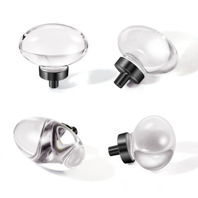 Oversized 1.9" Length Oval Knob Multipack