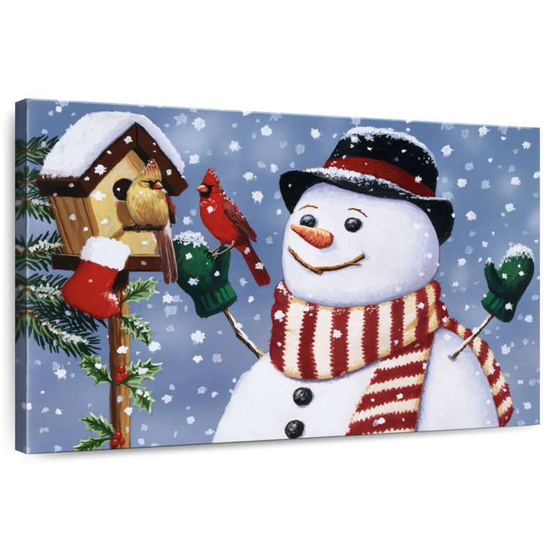 Lelend Snowman Birdhouse, 34" H x 51" W