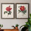 «Red Botanical III», ensemble de 2 peintures sur toile encadrées-2083011470-2083011471