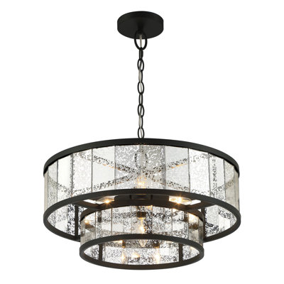 Aldrin 4 - Light Dimmable Drum Chandelier