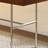 Brown+Black+Silver Rectangular Solid Wood+Glass+Stainless Steel desks-107401079