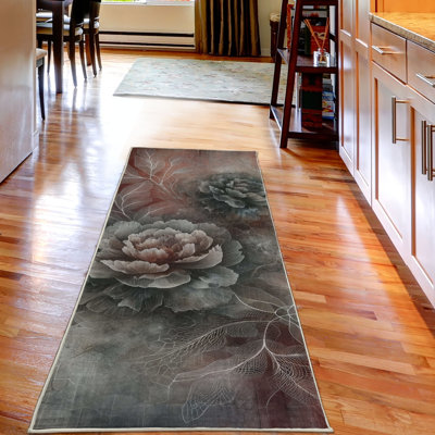 Machine Printed 229cm X 79cm Area Rug