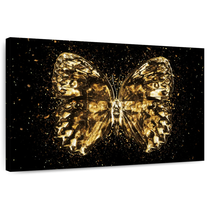 Brampt The Golden Butterfly II, 32" H x 48" W