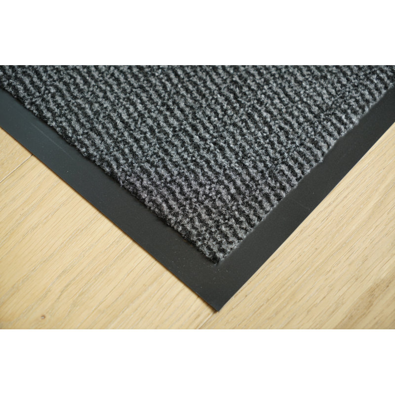 Aarib Non-Slip Doormat, Rectangle 120cm x 180cm, Anthracite