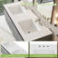 Ensemble de meuble-lavabo double flottant à DEL avec lavabo 60 po Ayanda, gris-1303062175