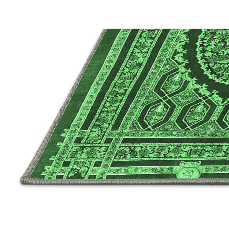 Washable Oriental Indoor Rug, Rectangle 7' x 10'
