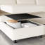Chenille beige avec qualités modulaires, de rangement et de canapé-lit, 2 places pour canapé-lit modulaire convertible, Chenille-2026394558-2026394545