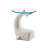 Alaiza the Whale Glass Top Beveled Base End Table-1362657277