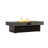 Outdoor Fire Table with Two Height Options, 48 x 24 Inch Rectangle Fire Pit 50000 BTU Propane Fire Pit, Ideal to Pair with Patio Sets Dark Brown-136112142