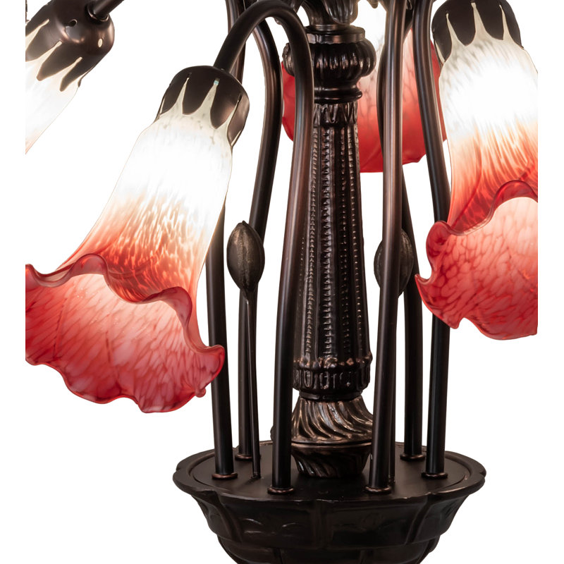 Arnketil 6 - Light Chandelier, Red