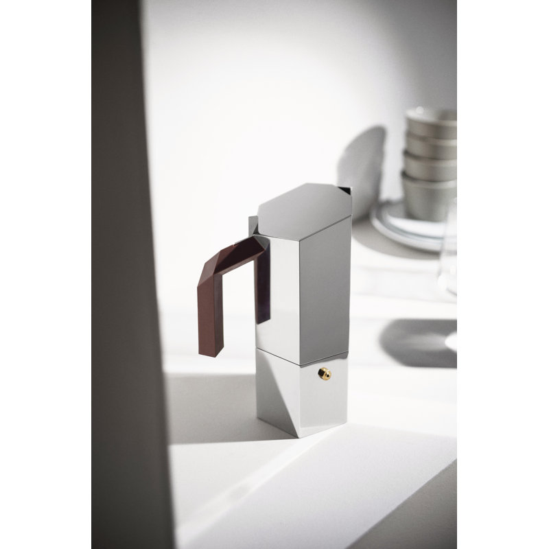 Alessi Menhir Stovetop Espresso Maker, 6 Cups