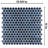 Hudson Penny Round 11-7/8 " x 12-5/8 " Porcelain Mosaic Floor and Wall Tile-62376031