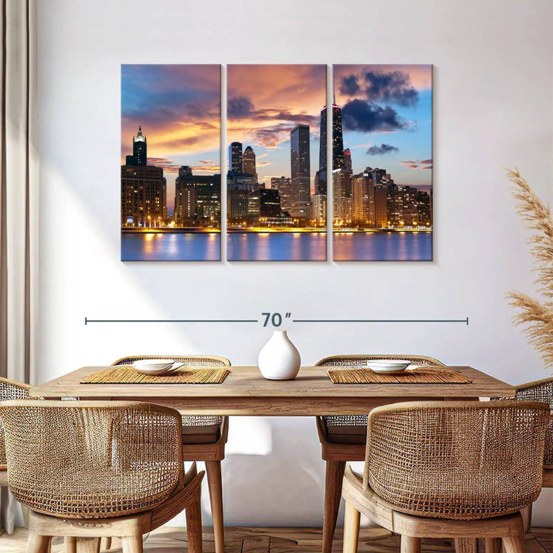Horizon de Tergel Urban Chicago, H 36 po x l 57 po