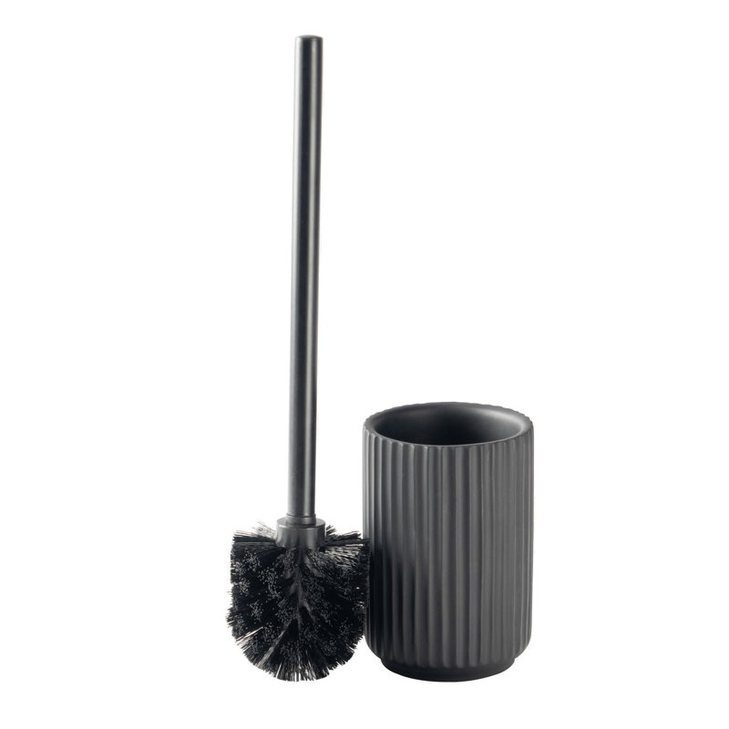 Harbour Housewares - Concrete Toilet Brush, Black