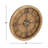Curlie Solid Wood Wall Clock