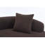 Canapé compact en chenille à double profondeur en S pour petits espaces, sans assemblage-2058254416