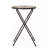 Rubicon Round Metal Folding Outdoor Side Table , 14'' in. W 14'' in. D-597739400