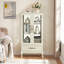 Armoire vitrée avec porte vitrée et porte vitrée-146415158