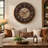 24 Inch Large Moving Gear Wall Clock
