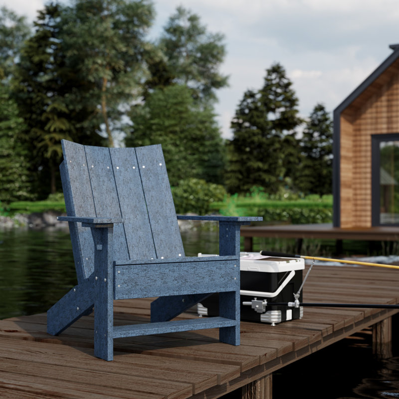 Chaise Adirondack contemporaine, Bleu patriote