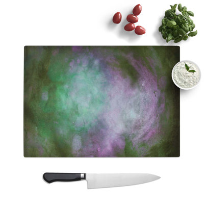 Glass Moody Thoughts in Abstract Chopping Board