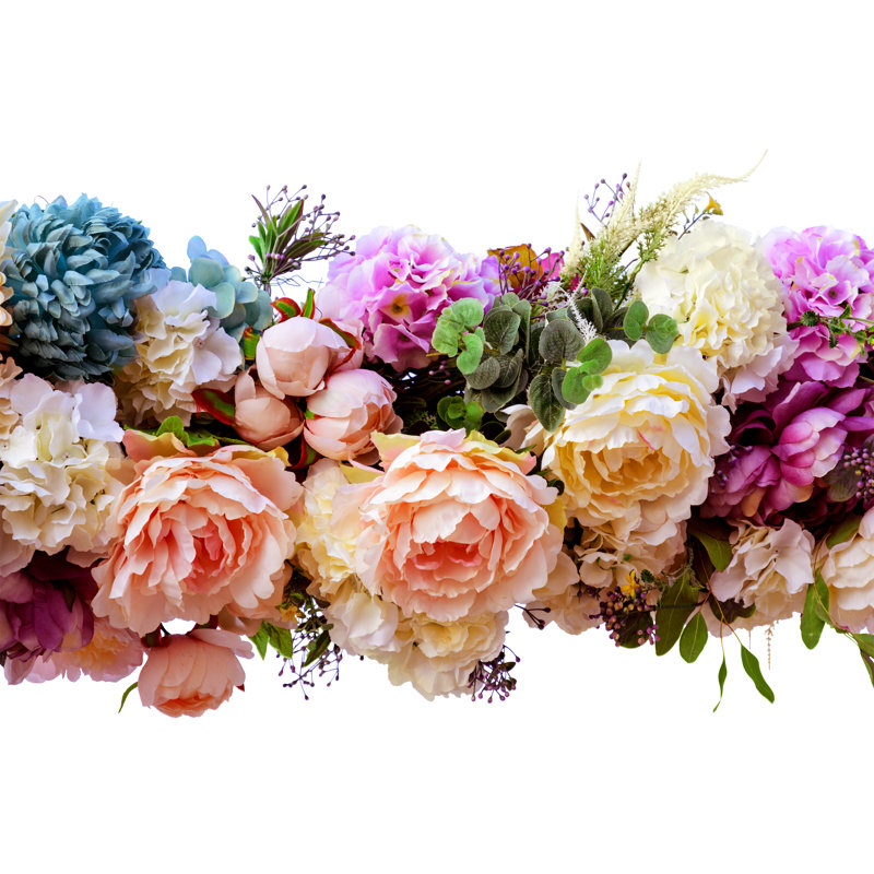 Roses And Hydrangeas by Iryna_L - Wrapped Canvas Print, 51cm H x 76cm W