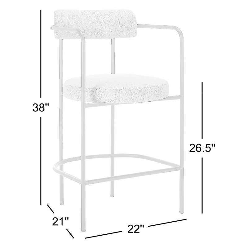 Tabouret Liana, Noir