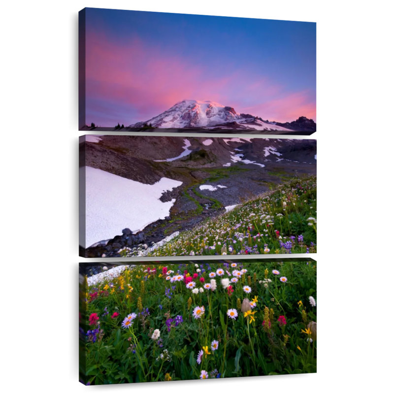 Alvord Mt. Rainier Sunrise, H 32 po x l 20 po