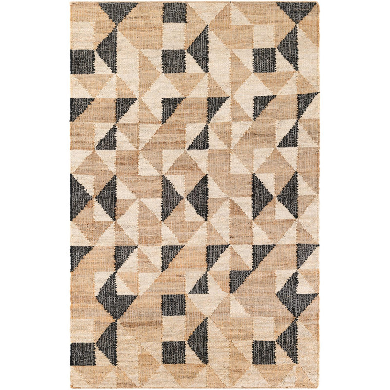  Raga Kala Handwoven Jute Rug, Rectangle 5'1" x 8'