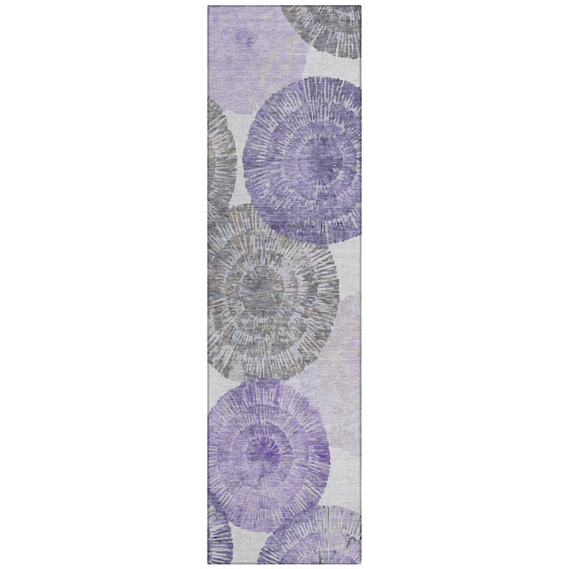 Machine Washable Indoor/Outdoor Chantille ACN2351 Abstract Rug, Runner 2'3" x 7'6"