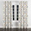 Rideaux marocains marocains pour la chambre à coucher - Rideau à œillets orange minimaliste Boho - 1 panneau-730759290-730759291
