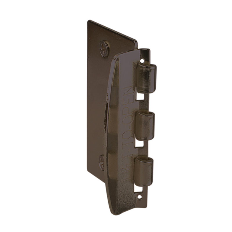 Flip Action Door Lock  Reversible Privacy Lock with Anti-Lock Out Screw for Child Safe Mode, 2-3/4 (Single Pack), Bronze