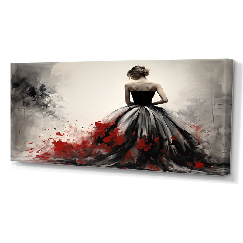 Fashion Fashion - Élégance dévoilée - imprimé, Toile tendue, H 28 po x l 60 po x P 1,5 po