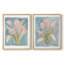 Tulipe, aquarelle, croquis I - reproduction encadrée de qualité supérieure - prête à être accrochée - aucun clou requis - aucun clou requis-2066194486-2066194474