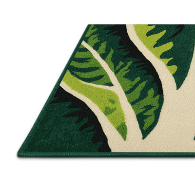 Washable Lettuce Iceberg Vegetables Area Rug