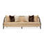 Malibu Crest 99'' Chenille Recessed Arm Sofa