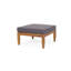 Repose-pieds Aston + table basse