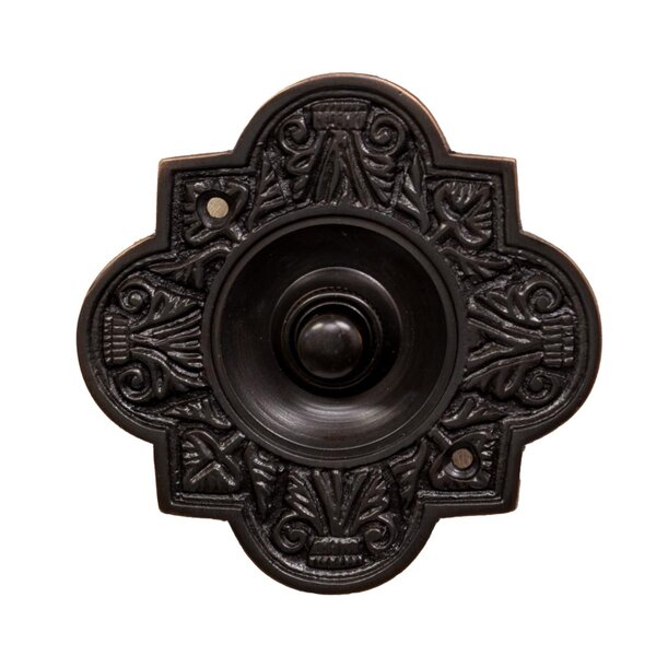 Whimsical Animal Face Brass Doorbell Button – Qualarc