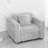 75.6" Soft Modular With Hydraulic Lift In Gray. Highly Comfortable For Living Areas. Flexible Combination, Diverse Functions Lift. Gray Shade. Daily Life. Bedroom & Room Ideal. 3, Metal Frame, Foam-1467852401